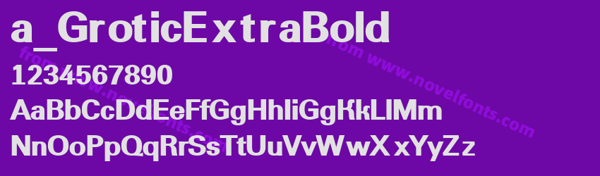 a_GroticExtraBoldPreview