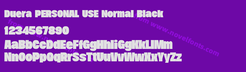 Duera PERSONAL USE Normal BlackPreview