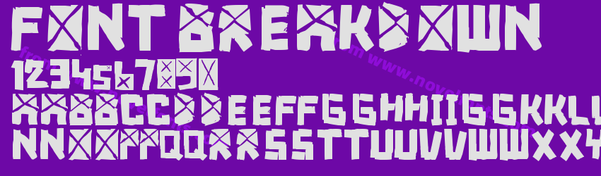 font breakdownPreview