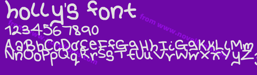 holly's fontPreview