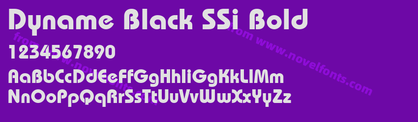 Dyname Black SSi BoldPreview