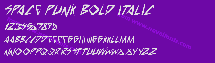 space punk Bold ItalicPreview