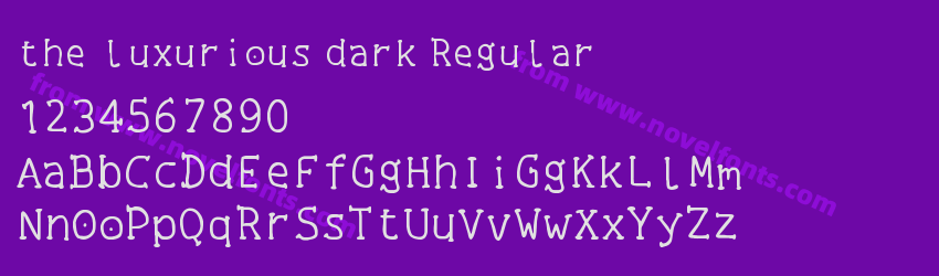 the luxurious dark RegularPreview