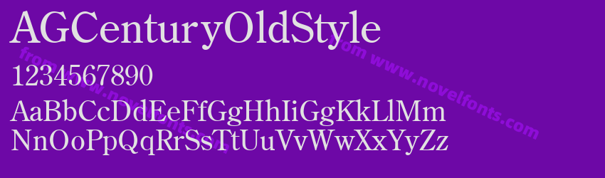 AGCenturyOldStylePreview