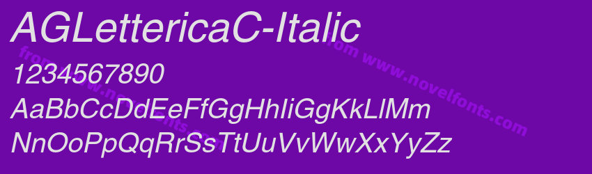 AGLettericaC-ItalicPreview