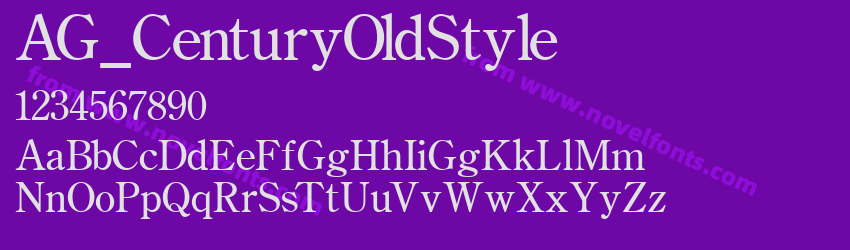 AG_CenturyOldStylePreview