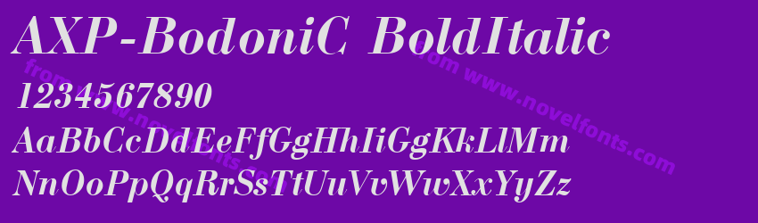 AXP-BodoniC BoldItalicPreview