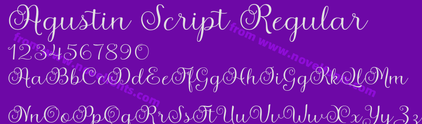 Agustin Script RegularPreview