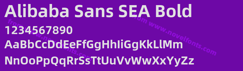 Alibaba Sans SEA BoldPreview