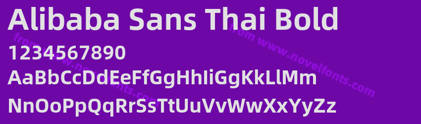 Alibaba Sans Thai BoldPreview