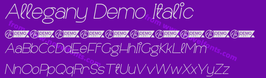 Allegany Demo ItalicPreview