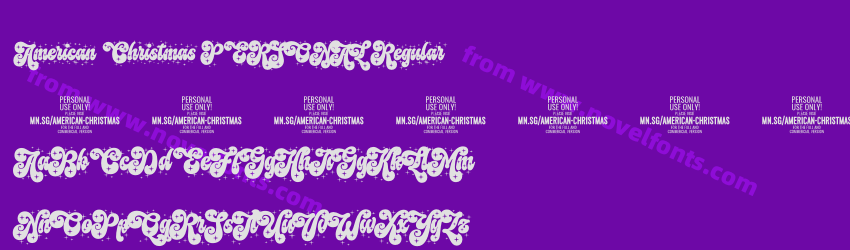 American Christmas PERSONAL RegularPreview