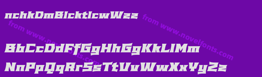 AnachakDemoBlackItalic-owWzzPreview