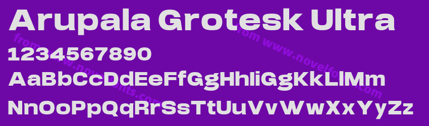 Arupala Grotesk UltraPreview