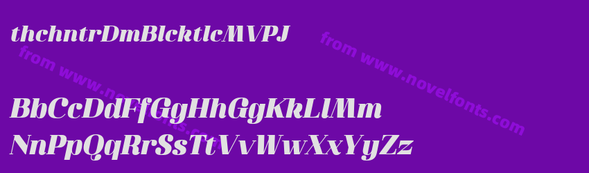 AthachantrDemoBlackItalic-MV4PJPreview