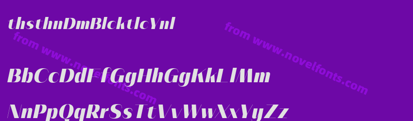 AthisthanDemoBlackItalic-9Ynl0Preview