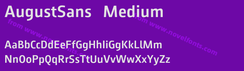 AugustSans-65MediumPreview