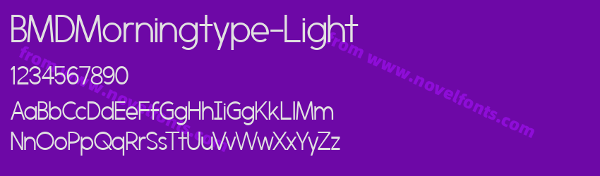 BMDMorningtype-LightPreview