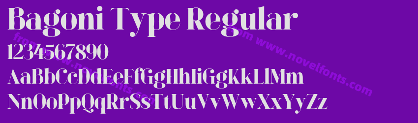 Bagoni Type RegularPreview