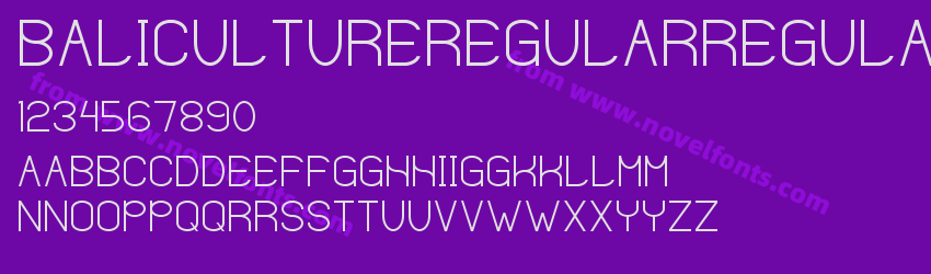 BaliCultureRegularRegularPreview