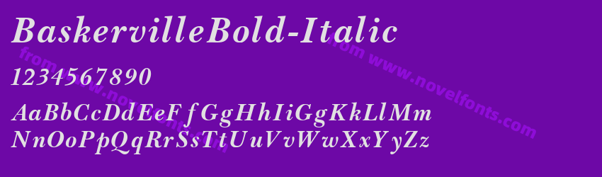 BaskervilleBold-ItalicPreview