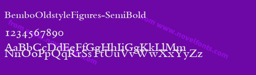 BemboOldstyleFigures-SemiBoldPreview