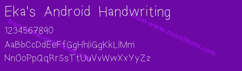 Eka's Android HandwritingPreview