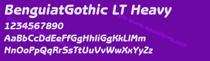 BenguiatGothic LT HeavyPreview