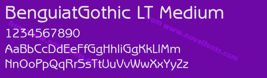 BenguiatGothic LT MediumPreview