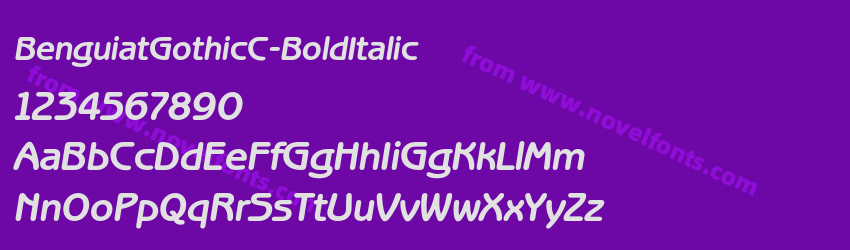 BenguiatGothicC-BoldItalicPreview