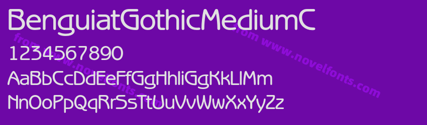 BenguiatGothicMediumCPreview