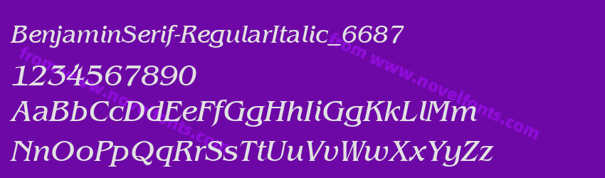 BenjaminSerif-RegularItalic_6687Preview