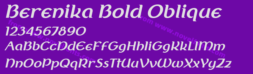 Berenika Bold ObliquePreview