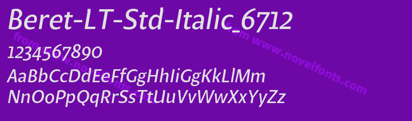 Beret-LT-Std-Italic_6712Preview