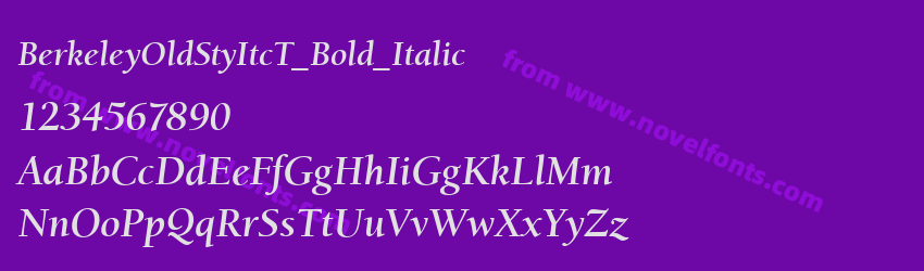 BerkeleyOldStyItcT_Bold_ItalicPreview