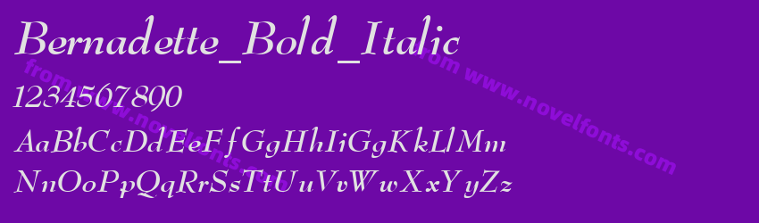 Bernadette_Bold_ItalicPreview