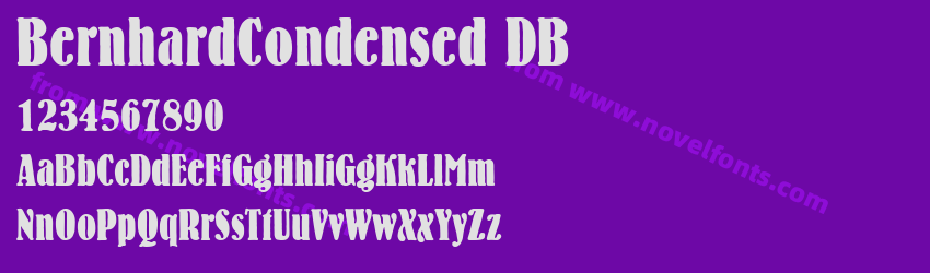 BernhardCondensed DBPreview