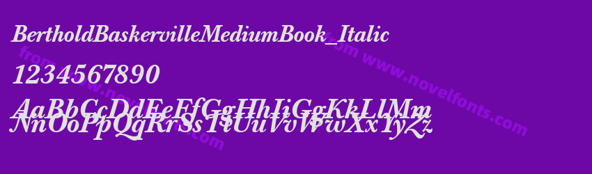 BertholdBaskervilleMediumBook_ItalicPreview