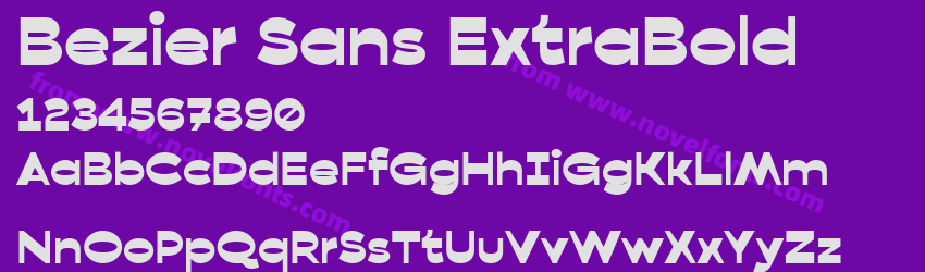 Bezier Sans ExtraBoldPreview