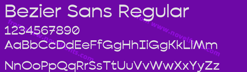 Bezier Sans RegularPreview