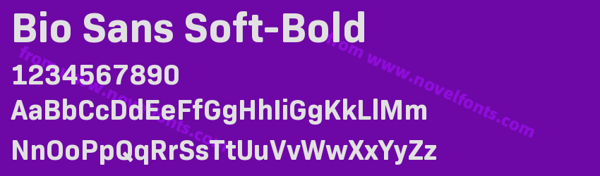 Bio Sans Soft-BoldPreview