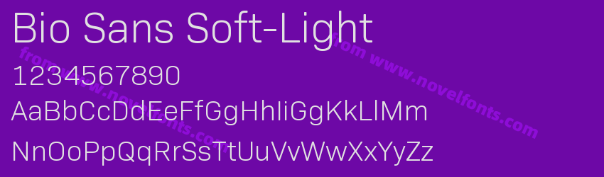 Bio Sans Soft-LightPreview