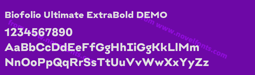 Biofolio Ultimate ExtraBold DEMOPreview