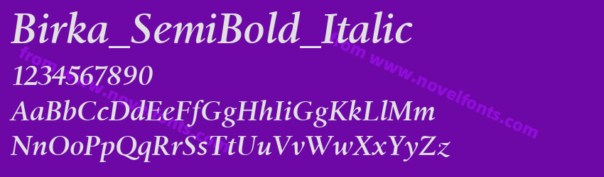 Birka_SemiBold_ItalicPreview