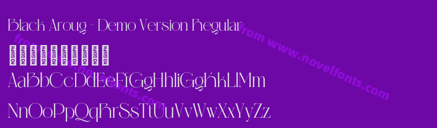 Black Aroug - Demo Version RegularPreview