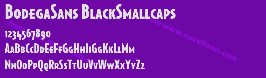 BodegaSans BlackSmallcapsPreview