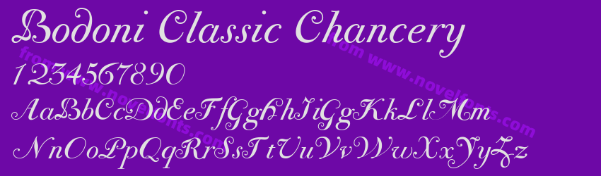 Bodoni Classic ChanceryPreview