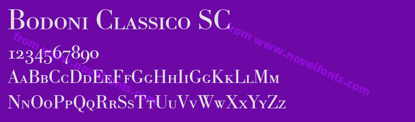 Bodoni Classico SCPreview