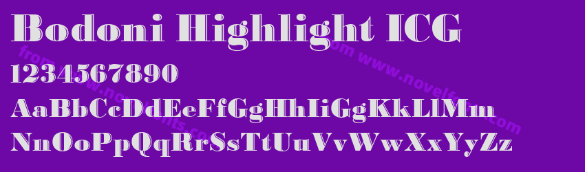 Bodoni Highlight ICGPreview