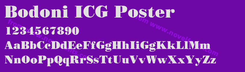 Bodoni ICG PosterPreview